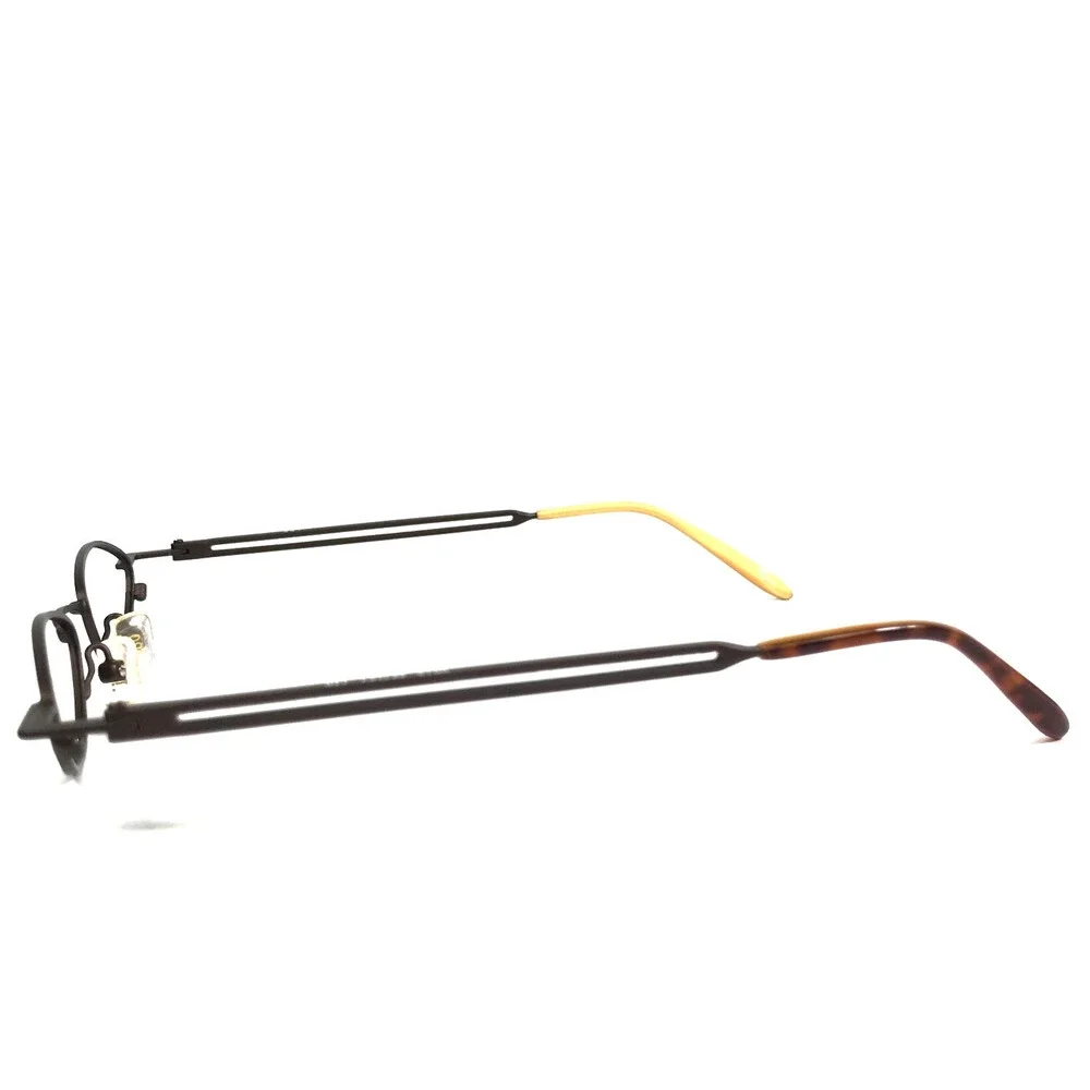 ogi Petite Eyeglasses Frames 9013 COL. 64 Brown Oval Wire Rim 42-21-140